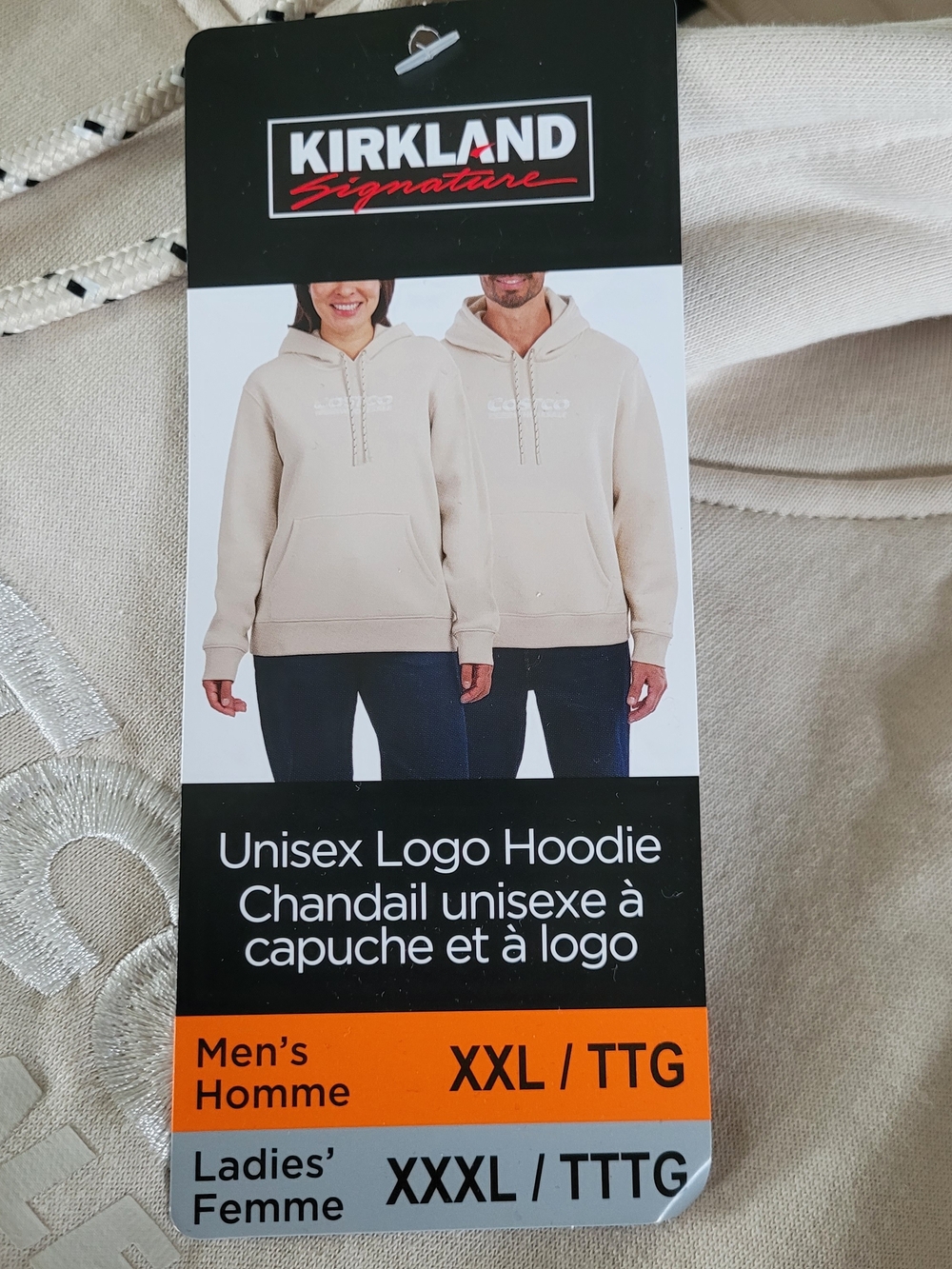 Kirkland Unisex Hoodie ~ Women XXXL